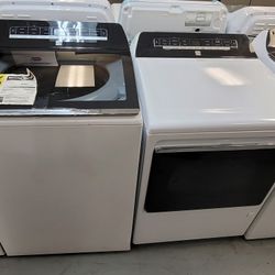 New Kenmore Extra Large Capacity 5.3cu Ft Top Load Washer And Gas Dryer Set 