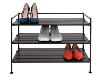 3-Tier/Shoe + Utility Rack
Build + Stack + Interlock

30 Lb Per Shelf

Available