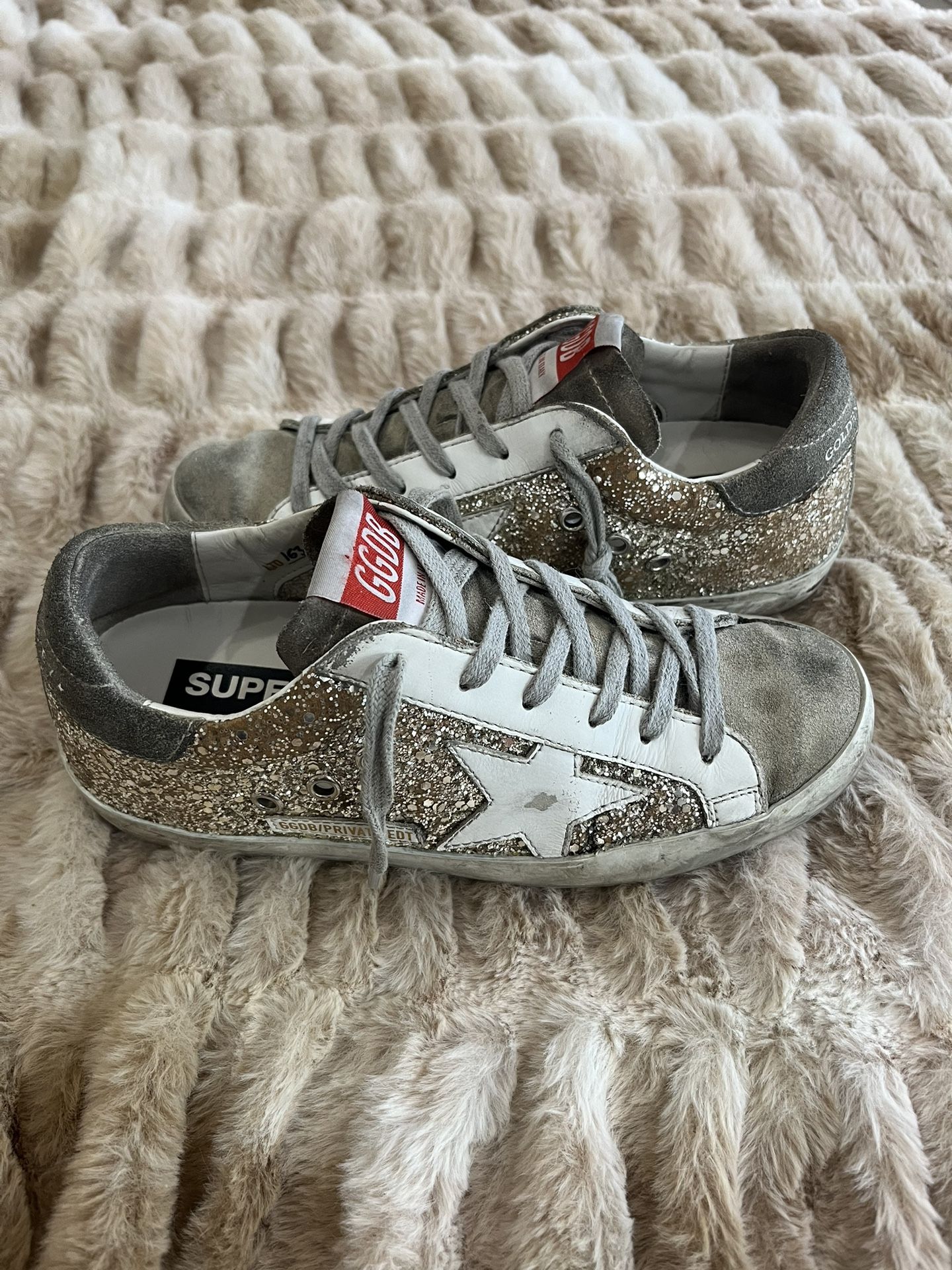 Golden Goose Deluxe Brand SuperStar Private Edition Glitter Sneakers
