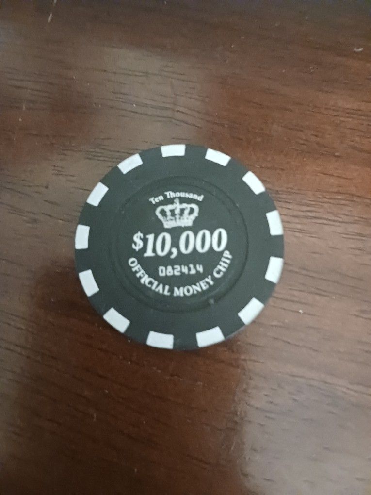 $10,000 Official Money Chip