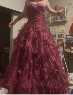 Maroon/Burgundy/Hot Pinkish Formal Dress