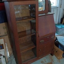 Antique Secretary Desk Bookcase