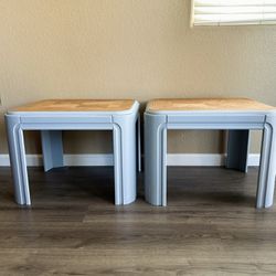 Modern Pop of Color End Tables / Side Tables