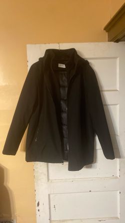 Calvin Klein Black Zipper Up Jacket Size M
