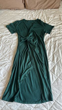 Nw green dress size 0xl