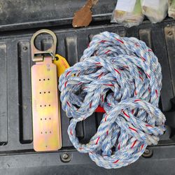 Life Line Rope And Roof Anchor