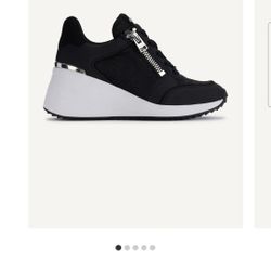 Dkny Kalina Wedge Sneakers Size 10