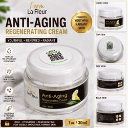 Derm La Fleur Anti-Aging Regenerating Cream 1oz / 30ml