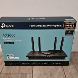 TP-Link Dual-Band AX3000 Wi-Fi 6 Router