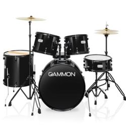 Black Full-size Gammon Drum-set