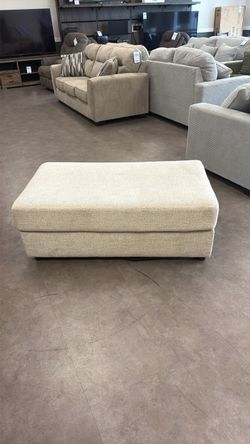 Oversized Accent Ottoman Stone Soletren