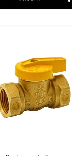 Everbilt 3/4" brass gas valve
