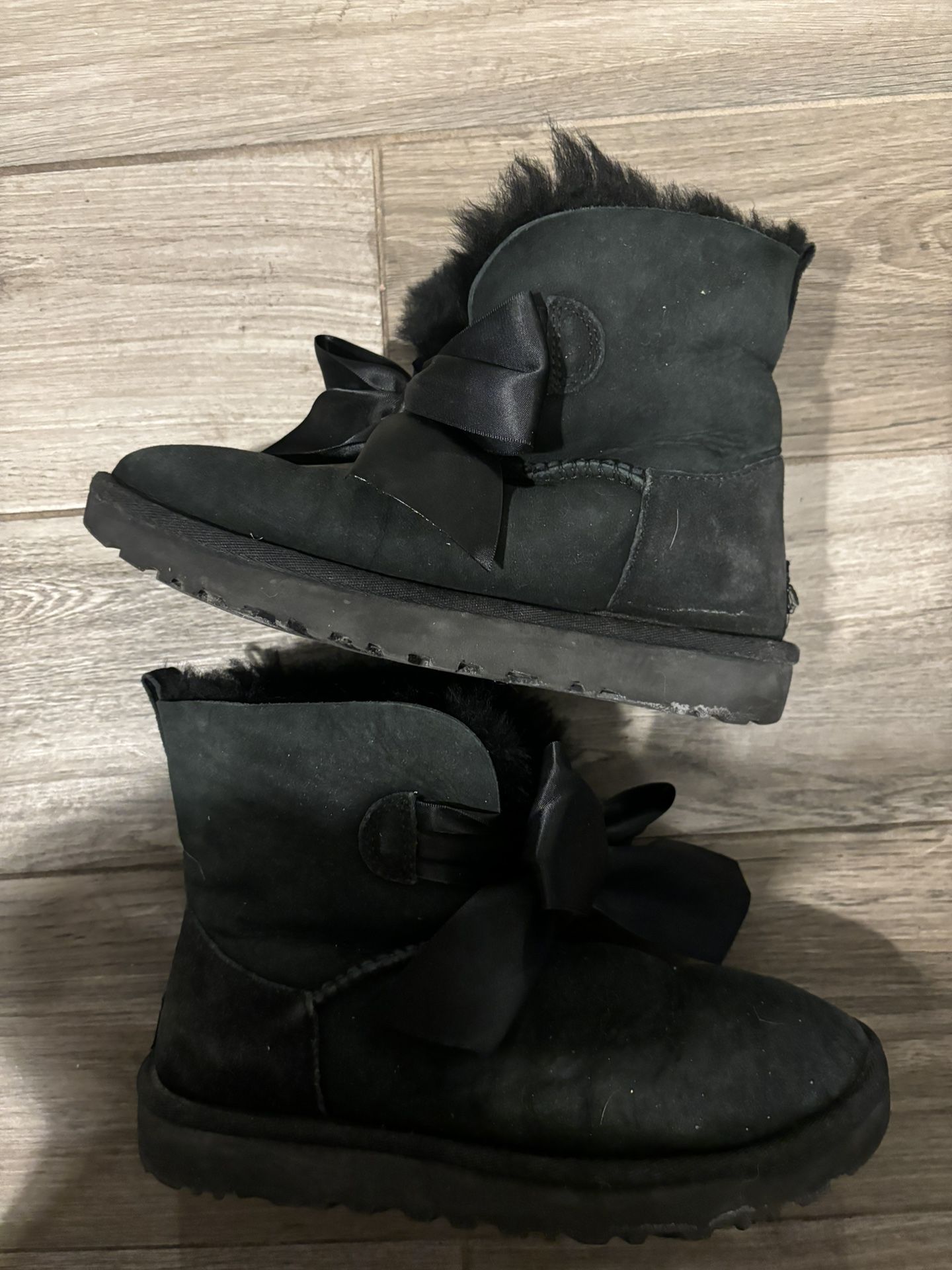 ugg boots size 6 women, Black, Warm