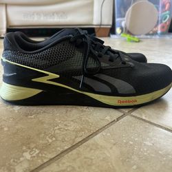 Reebok Nanos X3 Size 10.5M (CrossFit Shoes) (Lightly used)