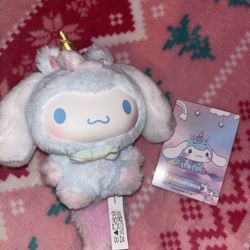 NEW DREAMY CINNAMOROLL UNICORN KEYCHAIN