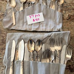 Community Silver plate Silverware $40 For 37 Pcs