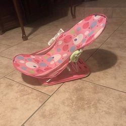 Pink baby bather