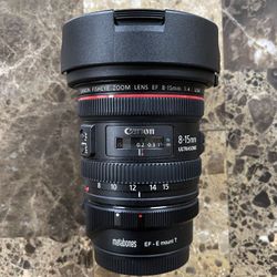 Canon EF 8–15mm f/4L Fisheye USM – Clean Glass – Pro L Lens
