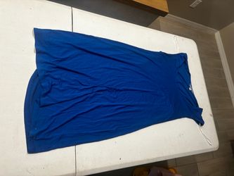 Royal Blue Sleeveless Maxi Dress