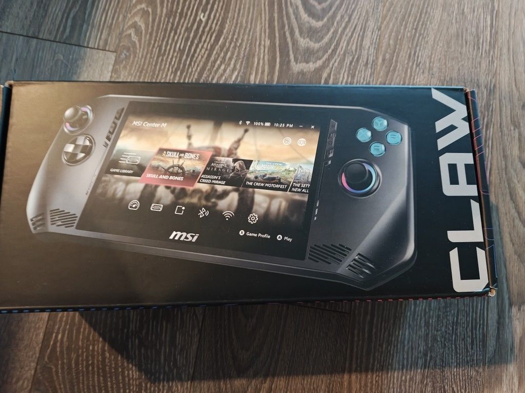 New MSI Claw 512 SSD Game Console