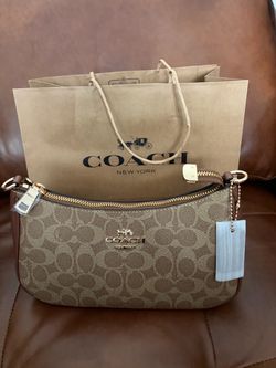 Coach New York Signature Crossbody Bag