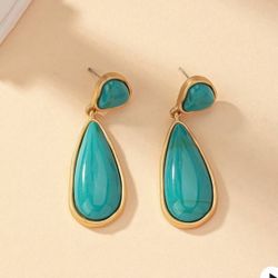 Turquoise Drop Earrings 