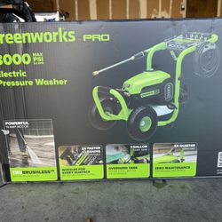 Greenworks Pro 3000 PSI Pressure Washer - New