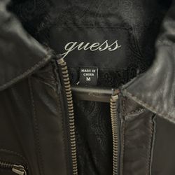 Guess leather skirt and jacket 