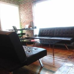 Modern Art Deco Smoked Glass Chrome Coffee Table + End Tables 