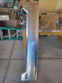 2018 FORD F150 PLATINUM LID TAILGATE ALUMINUM TRIM PANEL APPLIQUE CHROME