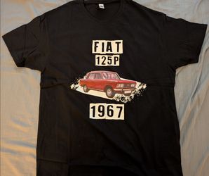 Polish Poland Fiat 125p 1967 vintage car brand new size XL Polska