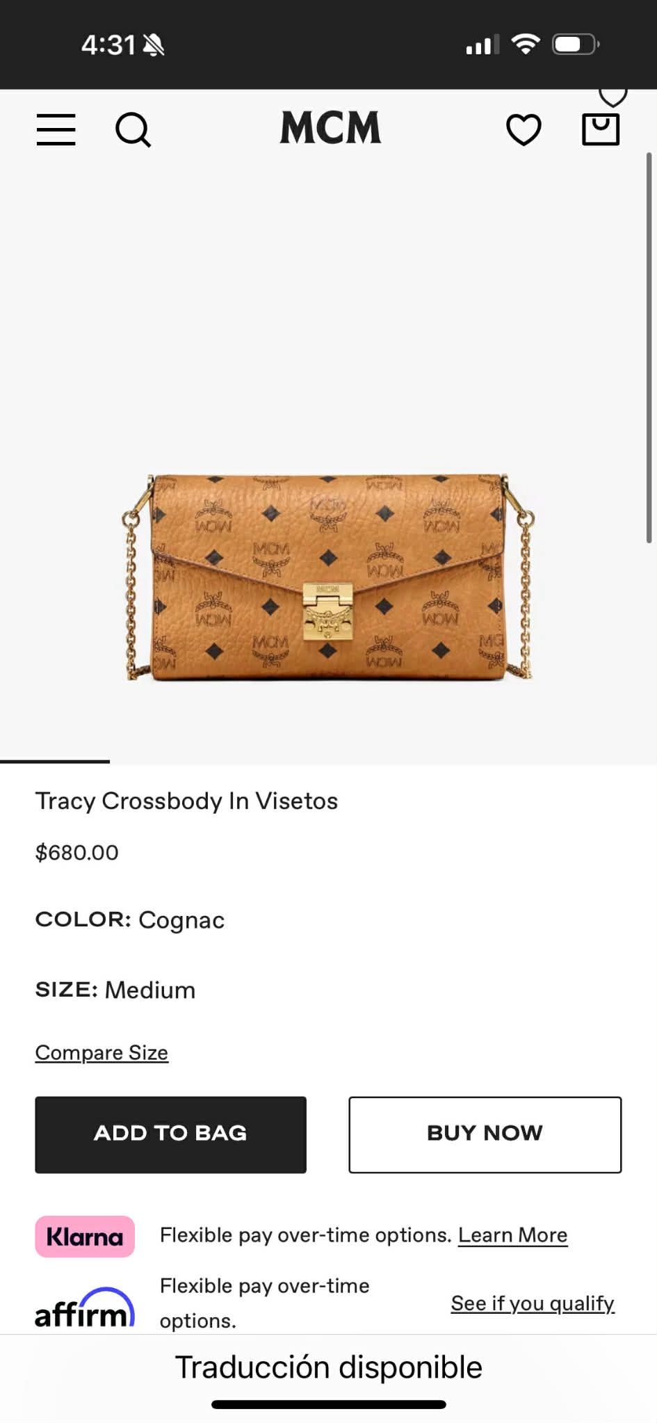 MCM Crossbody Bag