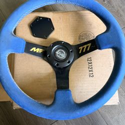 Nrg Matt Field Alcantara Steering Wheel