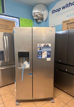 Whirlpool 28.5 cu. ft. Side-by-Side Refrigerator with Exterior Ice and Water Dispenser