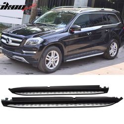 Fits 2013-2019 Benz GL-Class X166 OE Factory Running Board Side Step Bars With LED