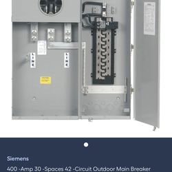 400 amp Main panel