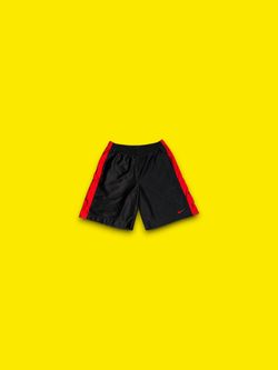 Vintage y2k Nike basketball shiny mesh shorts black & red men’s large