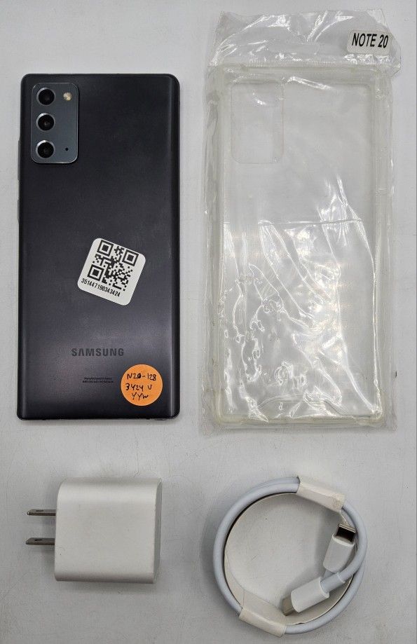 🔥Samsung Galaxy Note 20 5g 128gb🔥Unlocked With Case, Charger And Warranty $270