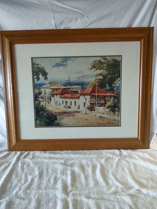 Davis F. Schwartz Oil Painting