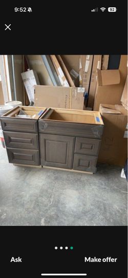 Cabinets bathroom /kitchen KraftMaid New never was installed Including Pantry