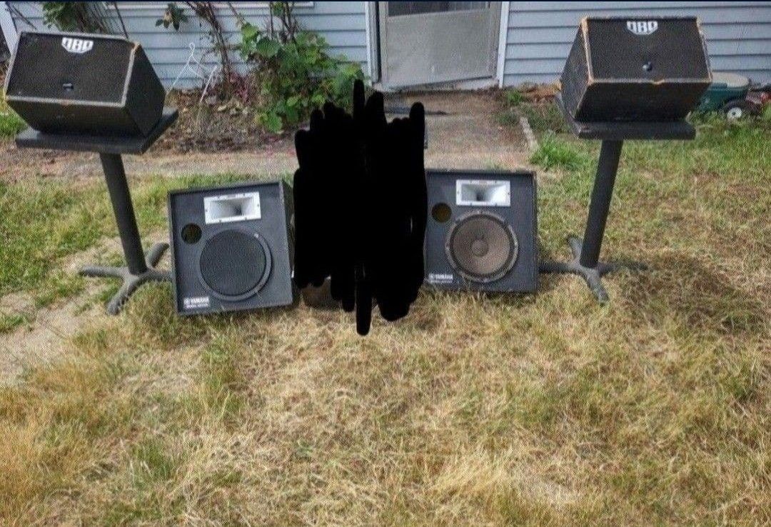 Amazing Sounding Old School Yamaha Concert Speakers