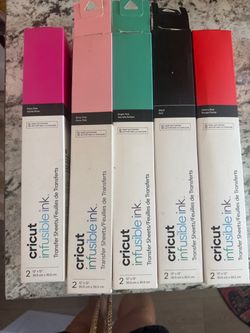 Infusible ink sublimation for Cricut machines.  Free
