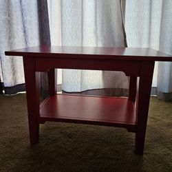 Small Red Table - Excellent Condition