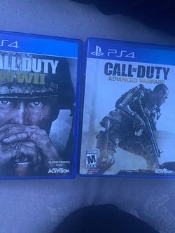 Ps4 Games COD WW2 & Advanced Warfare