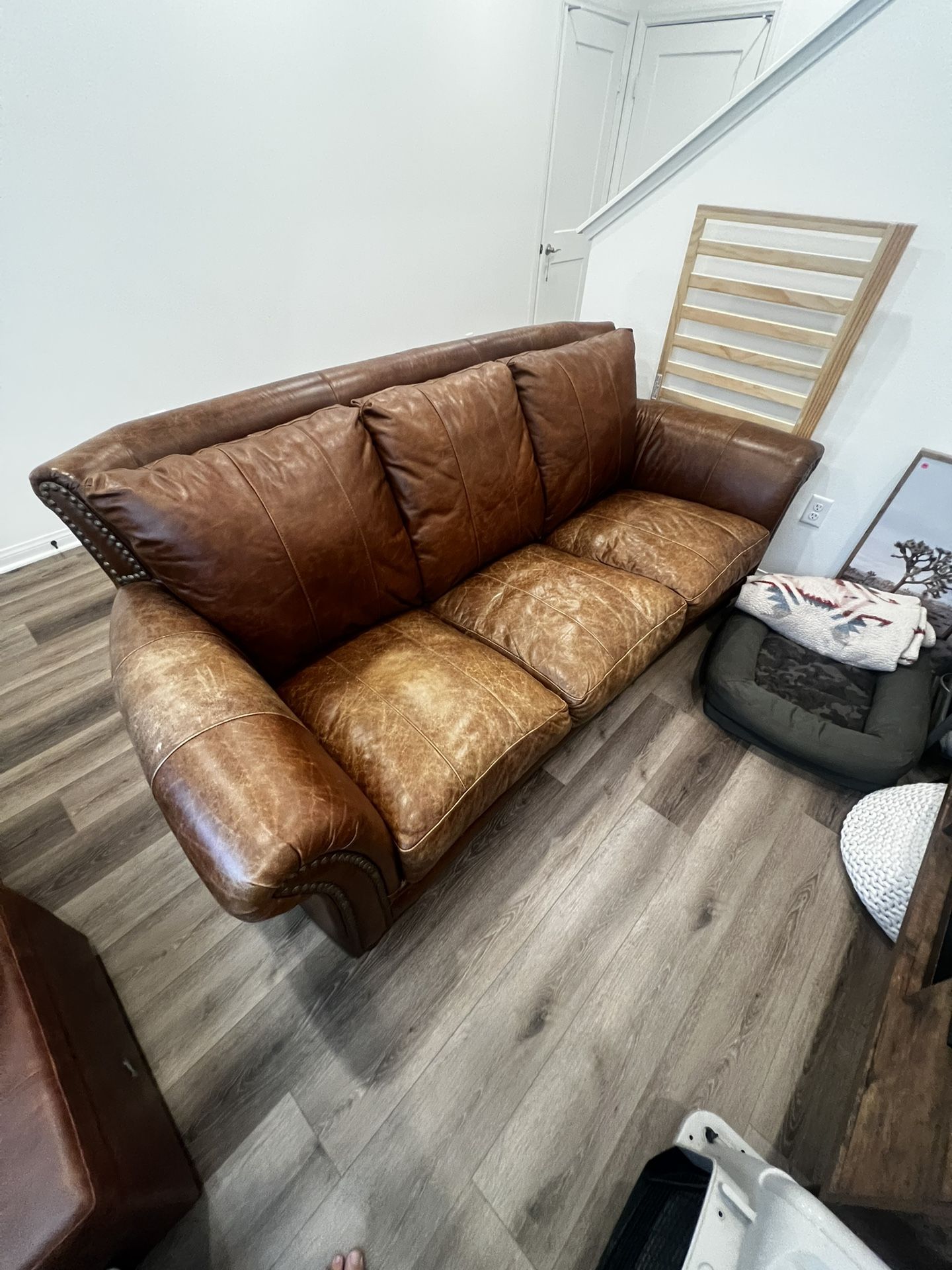 Jerome’s Leather Couch 