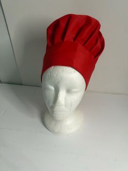 Adult Red Chef Hat
