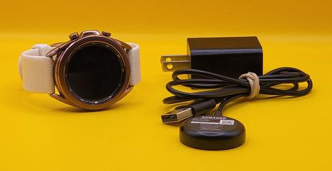 Samsung Galaxy Watch3 SM-R850 41mm, Stainless Steel Case, Bronze Bluetooth W/Charger