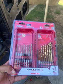 Milwaukee Shockwave  Drill Bit Set/ puntas de alto impacto para metal
