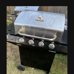 Charbroil. Four Burners And With Side Burner  Perfectly Working Condition 