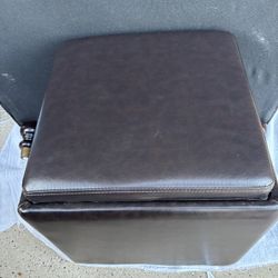 Free!!Small Ottoman With Tray and even smaller ottoman inside